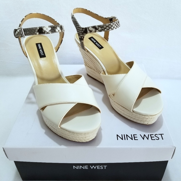 Nine West Dane Espadrille Wedge Sandals - Picture 6 of 8